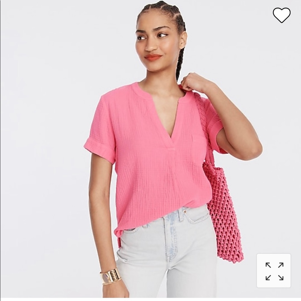 Jcrew Gauze Top NWT